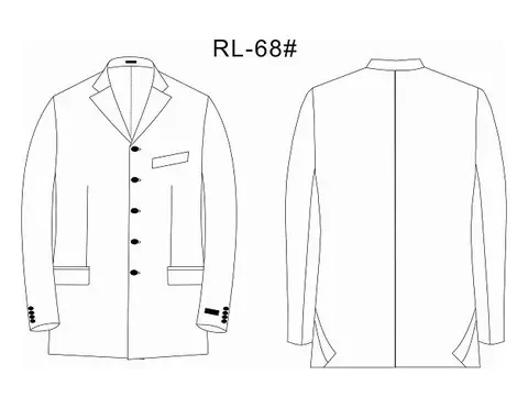 RL66 - классический стиль с длинным рукавом от Right Luck