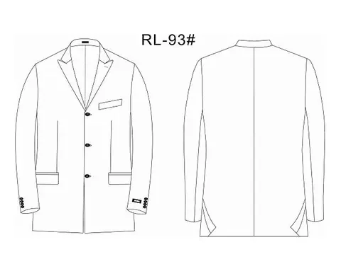 RL93 - классический стиль с длинным рукавом от Right Luck