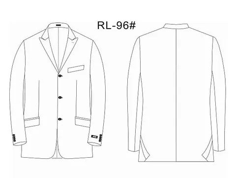 RL96 - классический стиль с длинным рукавом от Right Luck