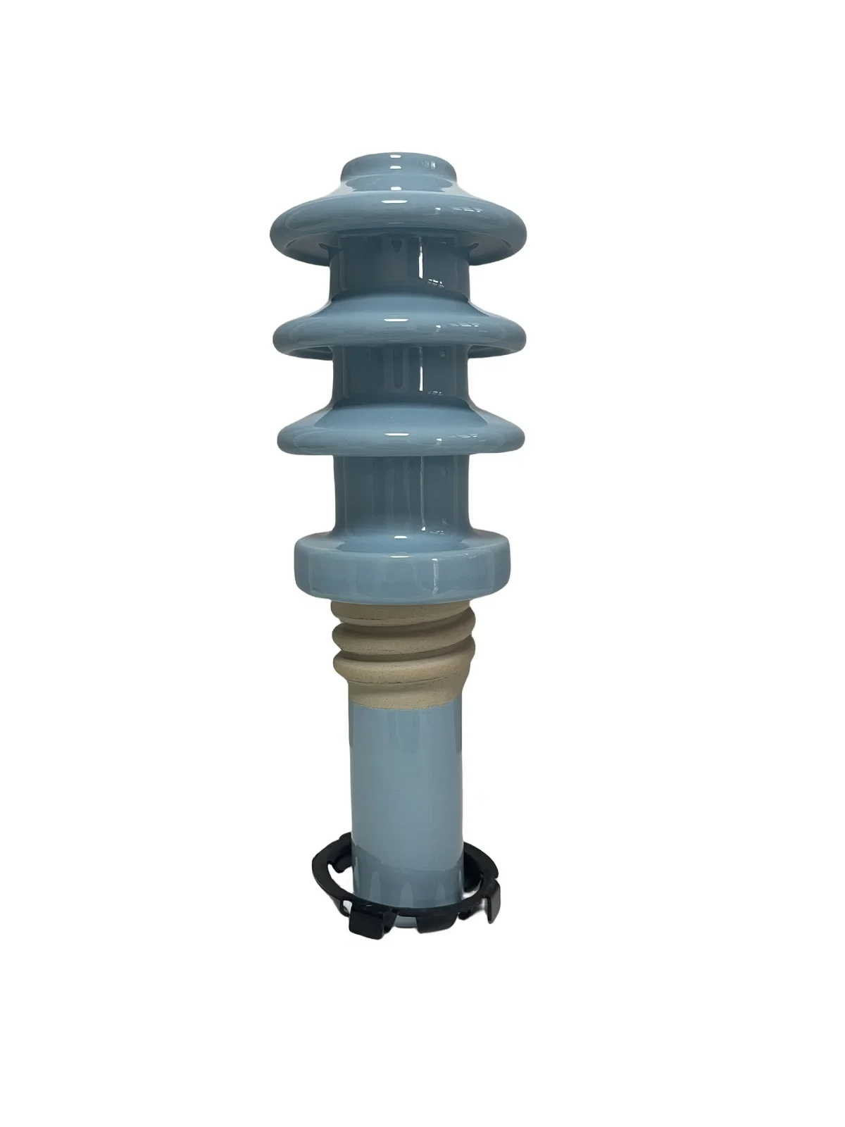 Screw thread transformer bushing stem and nut detail
