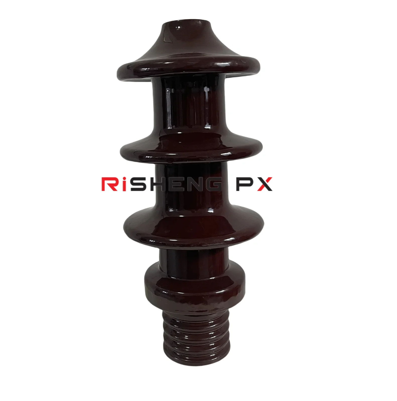 DIN 20NF630A porcelain transformer bushing with brown glazed sheds