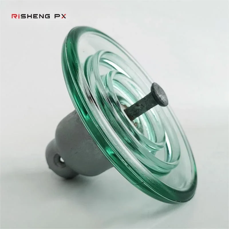 U40B toughened glass discs assembled into a short string