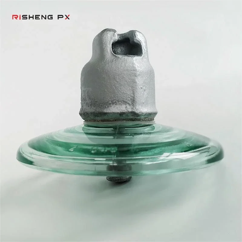 U40B glass disc insulators packed for shipment
