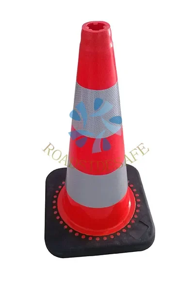 Конус из ПВХ TC405 европейского типа, чёрное основание, 50cm