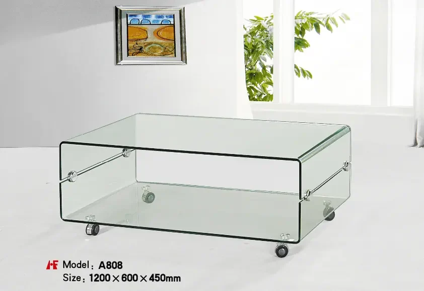 Vidrio curvado en caliente A808 fabricado por Romance Furniture