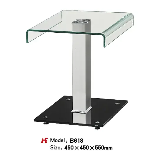B618 hot bent glas manufactured by Romance Furniture
