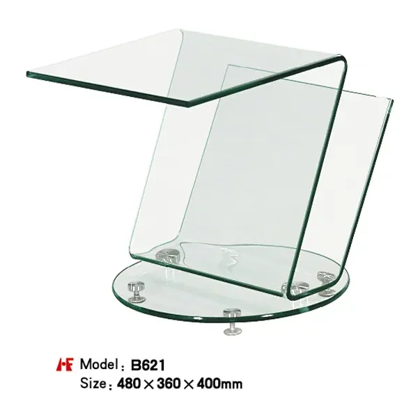 B621 hot bent glas manufactured by Romance Furniture