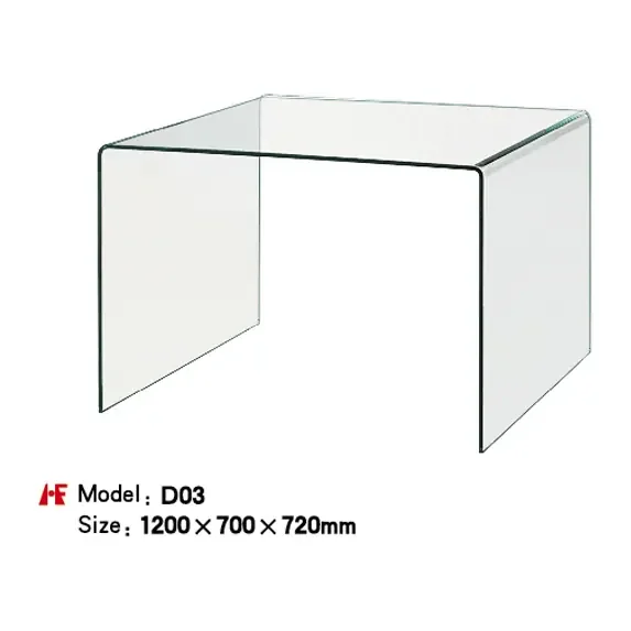 D03 hot bent glas manufactured by Romance Furniture