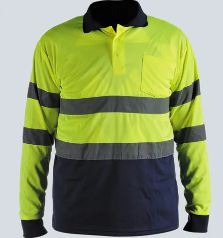 TS-LS01 Camisa de alta visibilidade manga longa