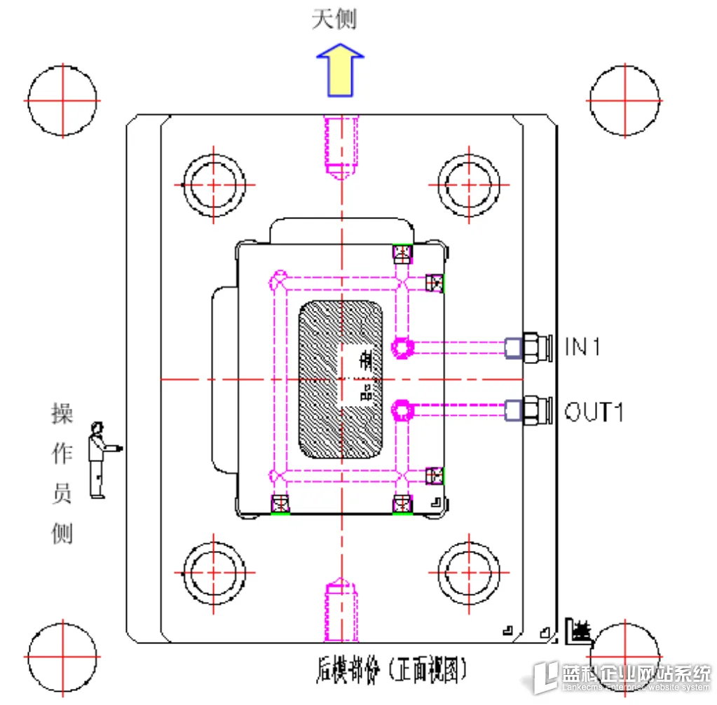 Screenshot des Formen-CAD-Layouts von der TJ-Teck Konstruktionsseite
