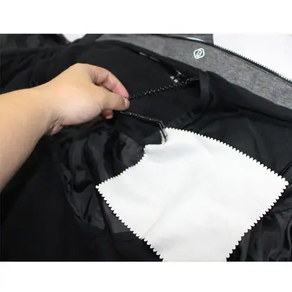 Reflektierende Herren-Skijacke mit angesetzter Kapuze, Ansicht 5