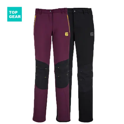 Women's softshell trekking pant for outdoor activities view 1