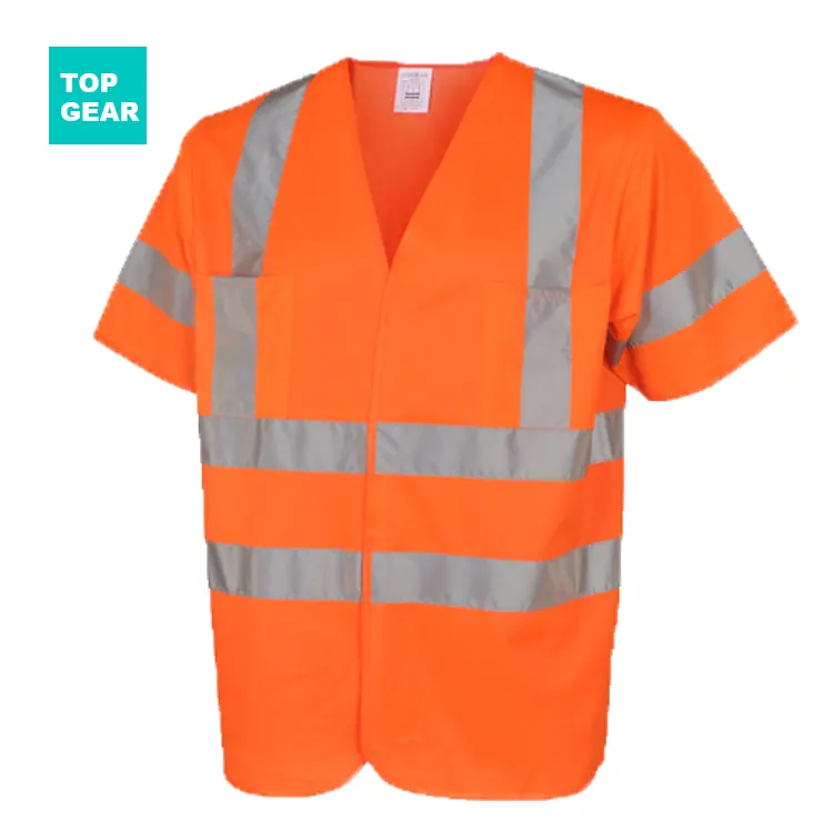 unisex safety vest with reflective tape