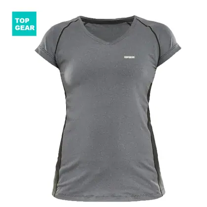 Women's running t-shirt day or night use view 1