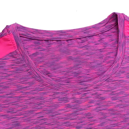 Women's colorful running t-shirt day or night use view 3