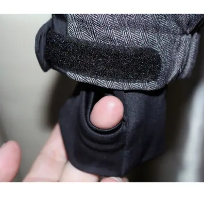 Chaqueta de esquí reflectante de hombre con capucha integrada, vista 6