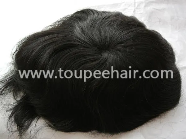 mono around poly gauze hairpiece